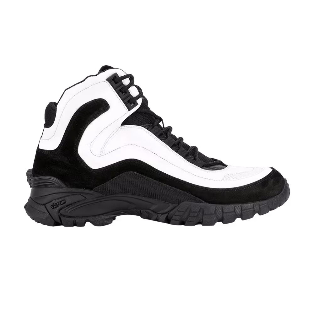 Versace Greek Key High Black White