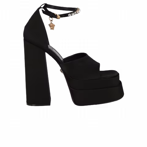 Versace Wmns Medusa Aevitas Platform Sandal 'Black'