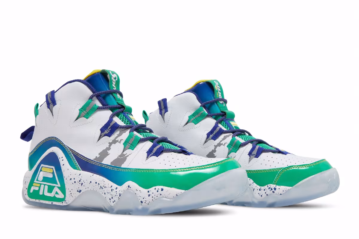Sprite x Fila Grant Hill 1 White Mazarine Blue, view 9