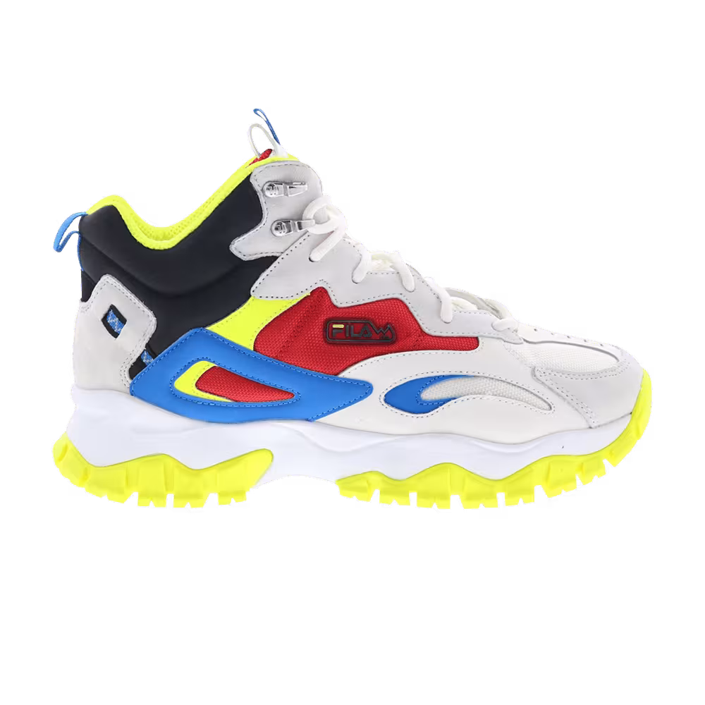Fila Ray Tracer TR 2 Mid Snow White Electric Blue