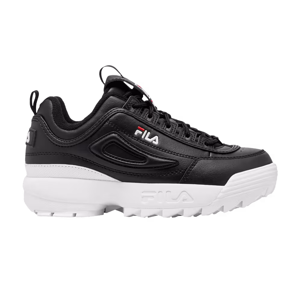 Fila Disruptor 2 Kids Black White Red