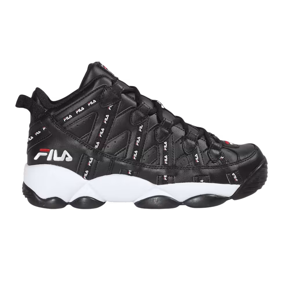 Fila Stackhouse Spaghetti Repeat Black White Red