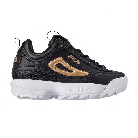 Fila Disruptor 2 Kids 'Metallic Flag - Black Metallic Gold'
