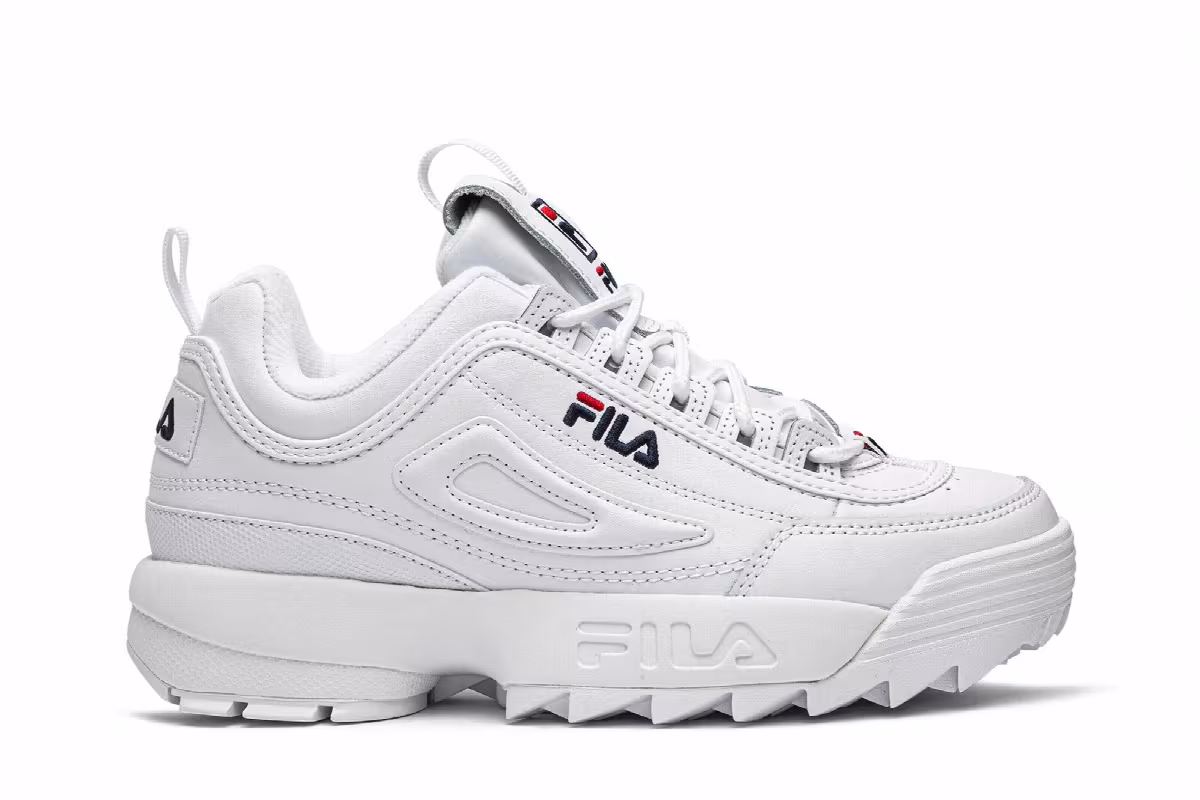 Fila Women's Disruptor 2 Premium White, view 2