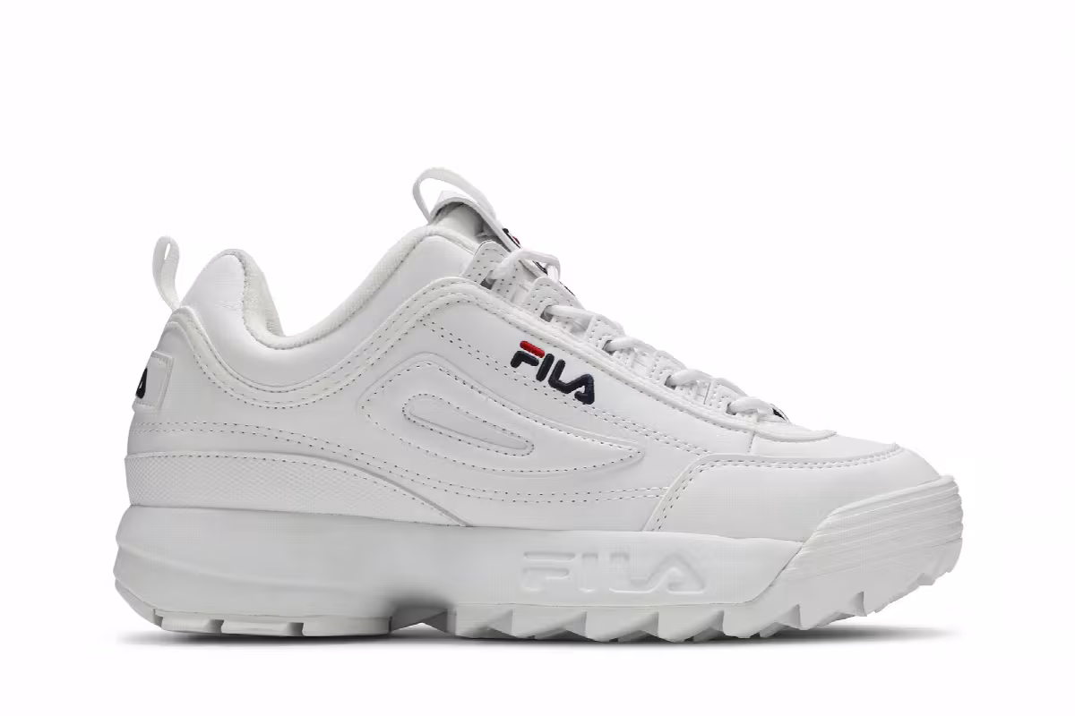 Fila Disruptor 2 White Navy, view 2