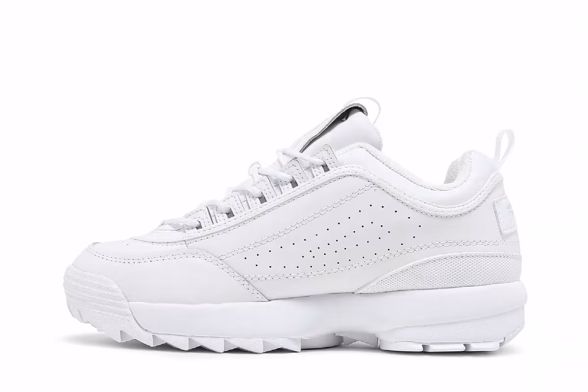 Fila Women's Disruptor 2 Premium Triple White, view 4