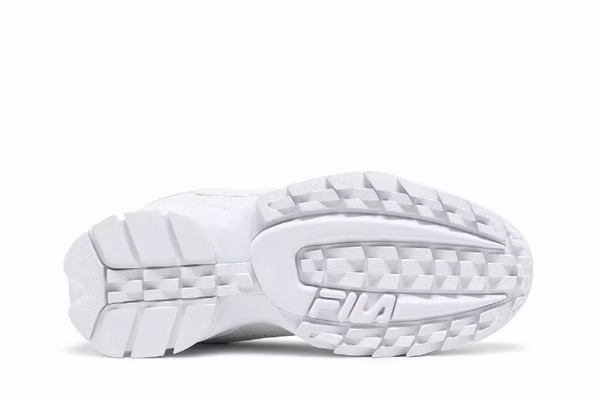 Fila Women's Disruptor 2 Premium Triple White, view 5