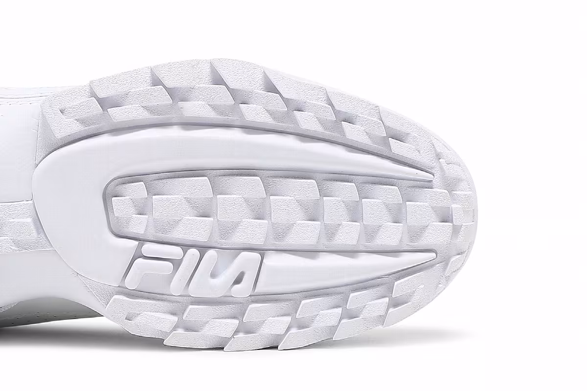 Fila Women's Disruptor 2 Premium Triple White, view 6