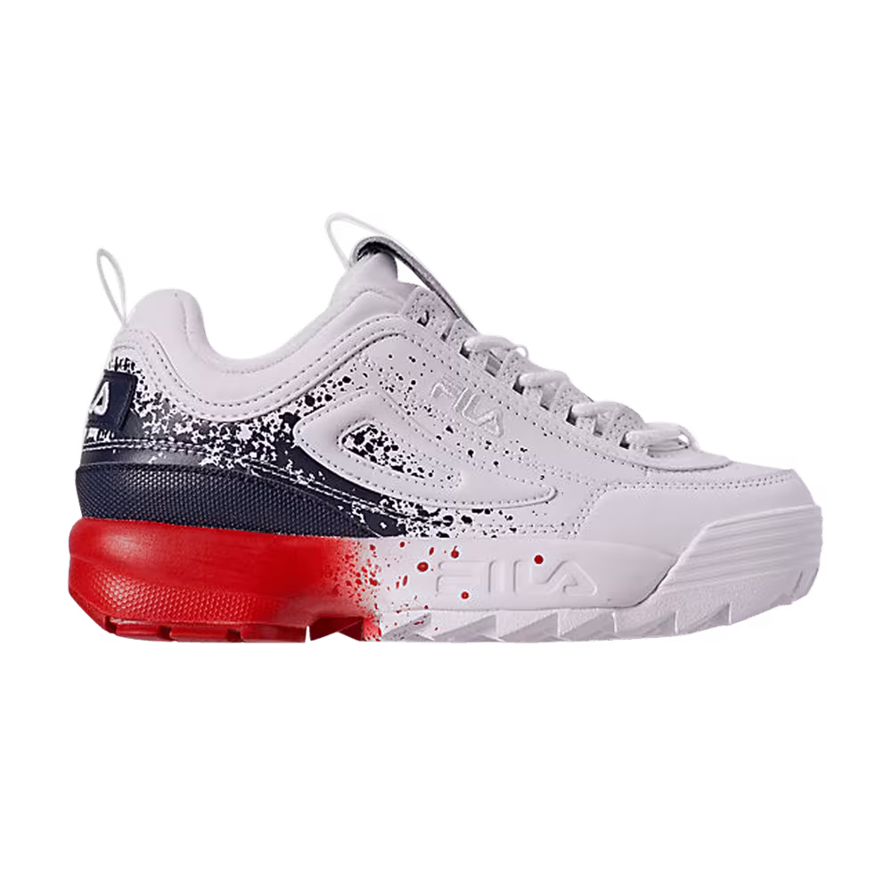 Fila Disruptor 2 Kids Splatter Black White