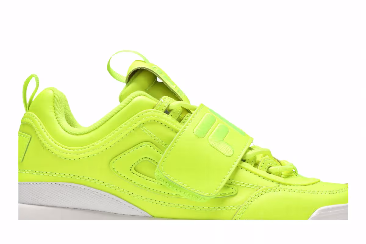 Fila Women's Disruptor 2 Applique Safety Yellow, view 3