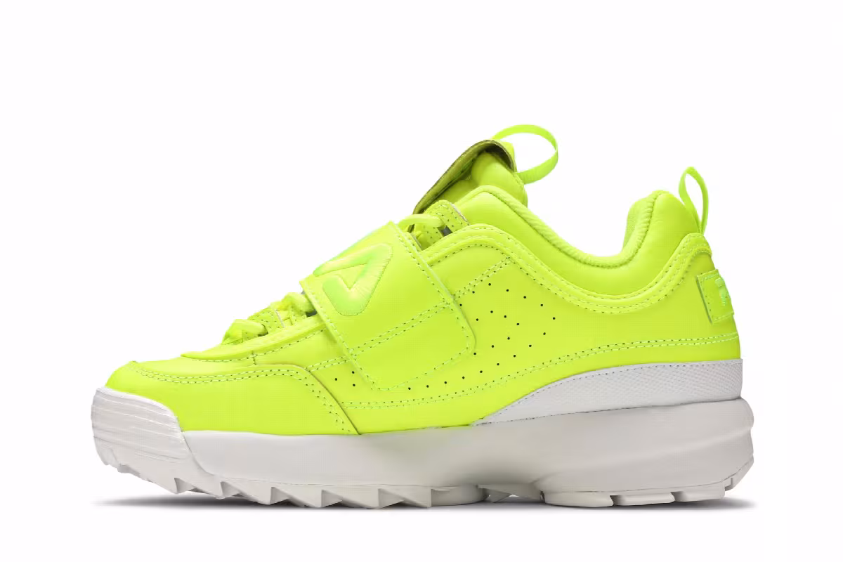 Fila Women's Disruptor 2 Applique Safety Yellow, view 4