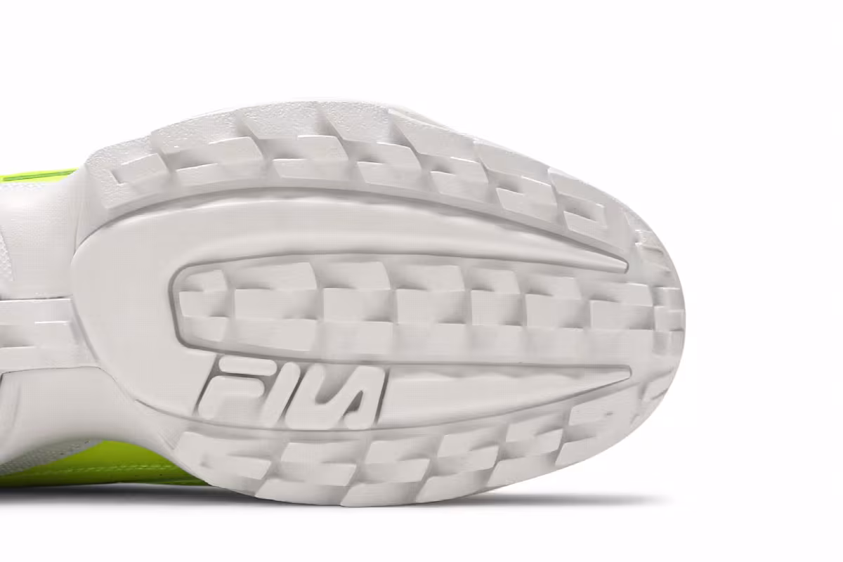 Fila Women's Disruptor 2 Applique Safety Yellow, view 6