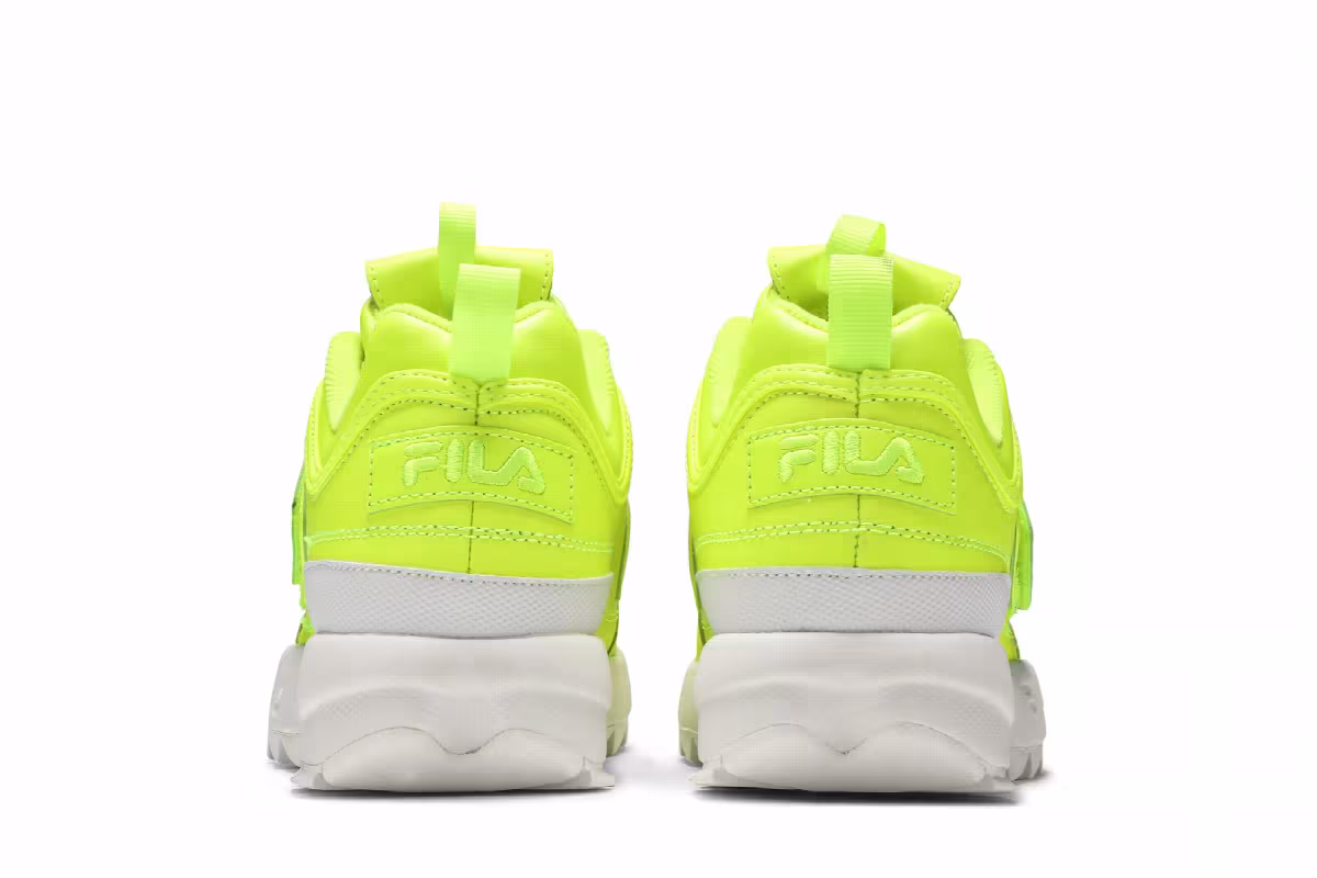 Fila Women's Disruptor 2 Applique Safety Yellow, view 7