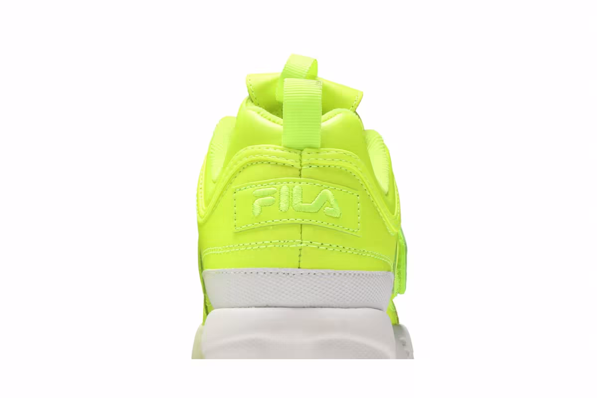 Fila Women's Disruptor 2 Applique Safety Yellow, view 8