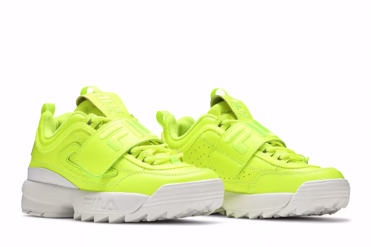 Fila Women's Disruptor 2 Applique Safety Yellow, view 9