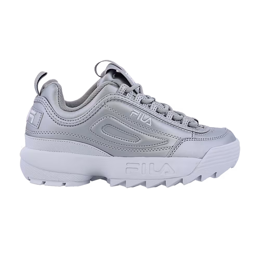 Fila Women's Disruptor 2 Premium Metallic Silver