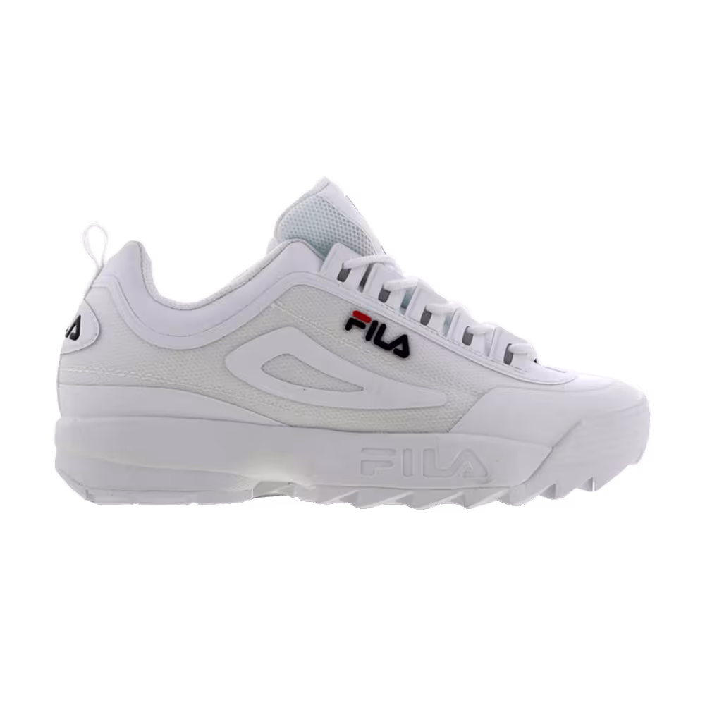 Fila Disruptor 2 No-Sew White