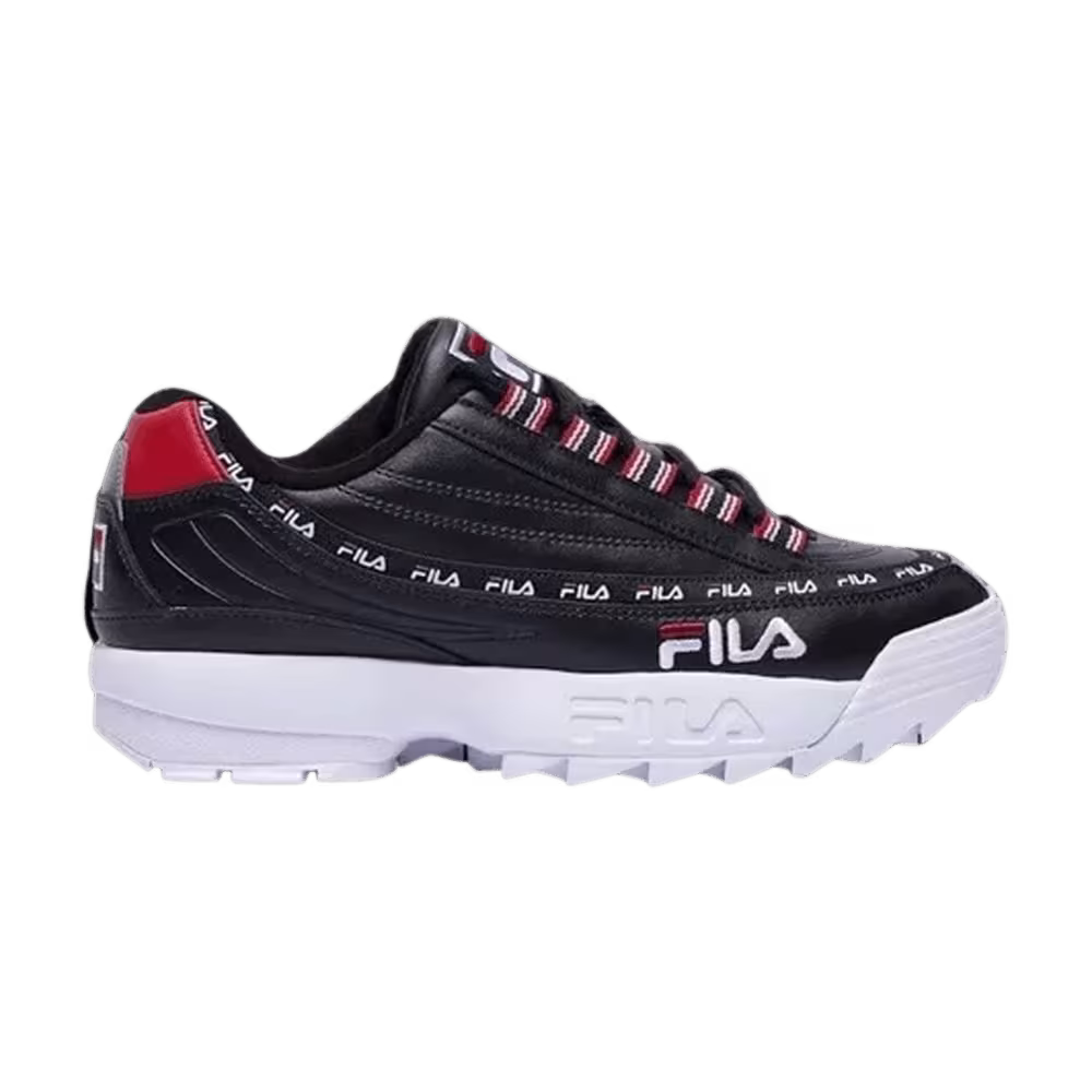Dragster 97 x Fila Disruptor 2 Black Red