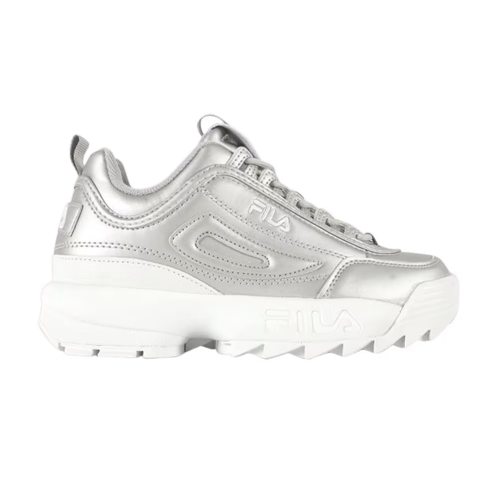 Fila Women's Disruptor 2 Premium Metallic Silver
