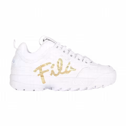 Fila Wmns Disruptor 2 Script 'White Metallic Gold'