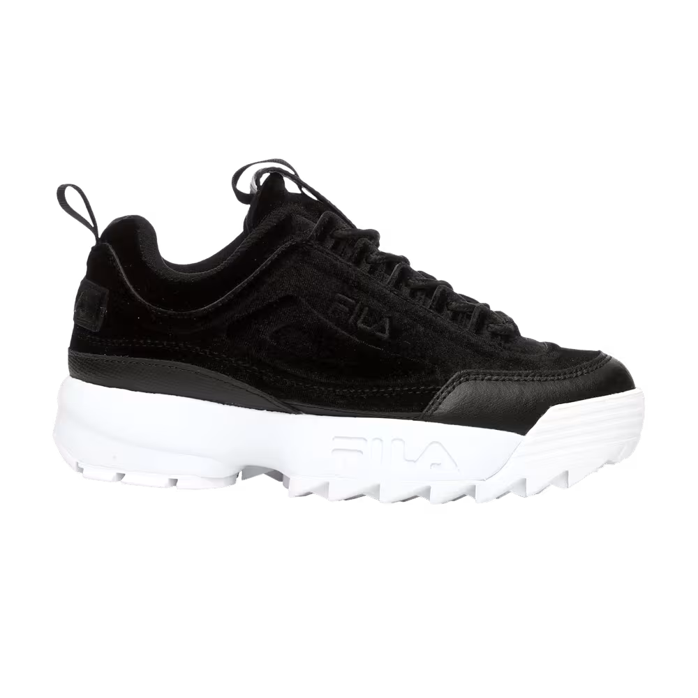 Fila Women's Disruptor 2 Premium Velour Black
