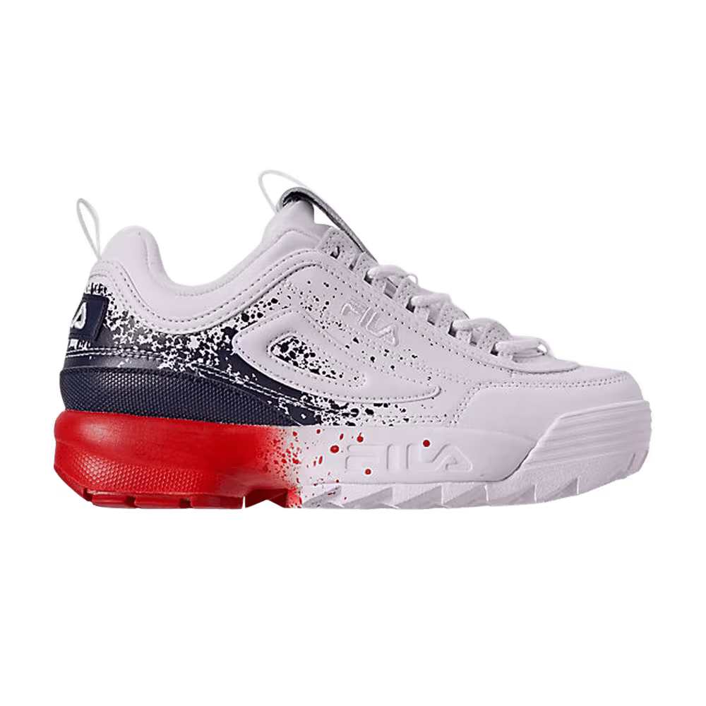 Fila Disruptor 2 Kids Splatter Navy White