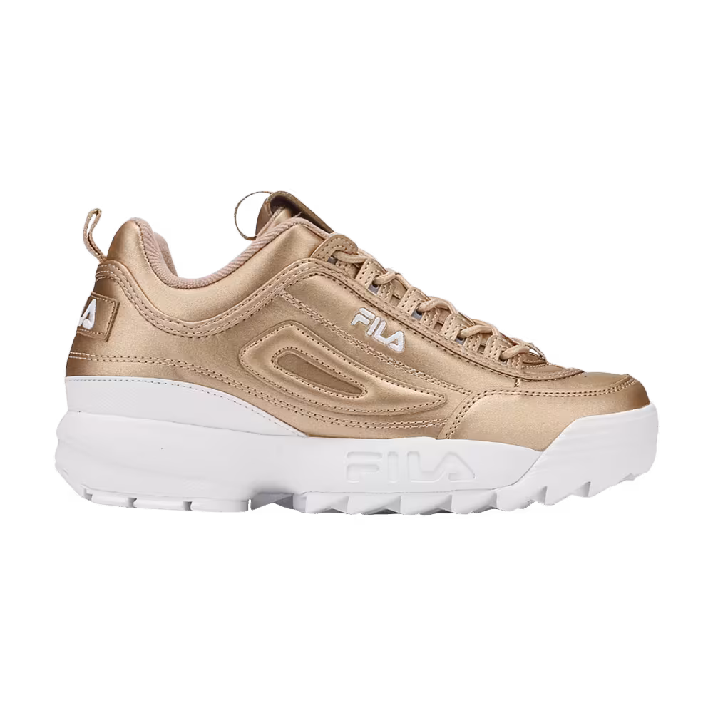 Fila Women's Disruptor 2 Premium Metallic Gold