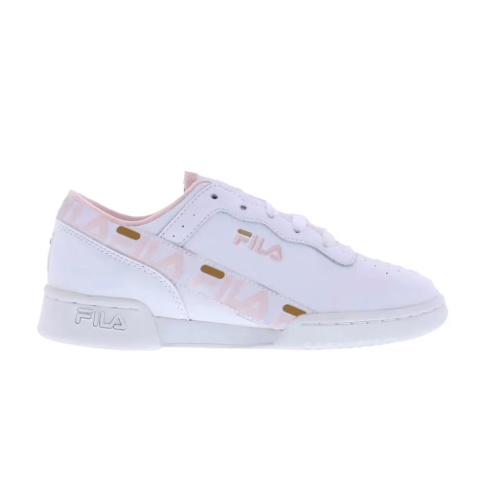 Fila Original Fitness Tape Kids White Pink