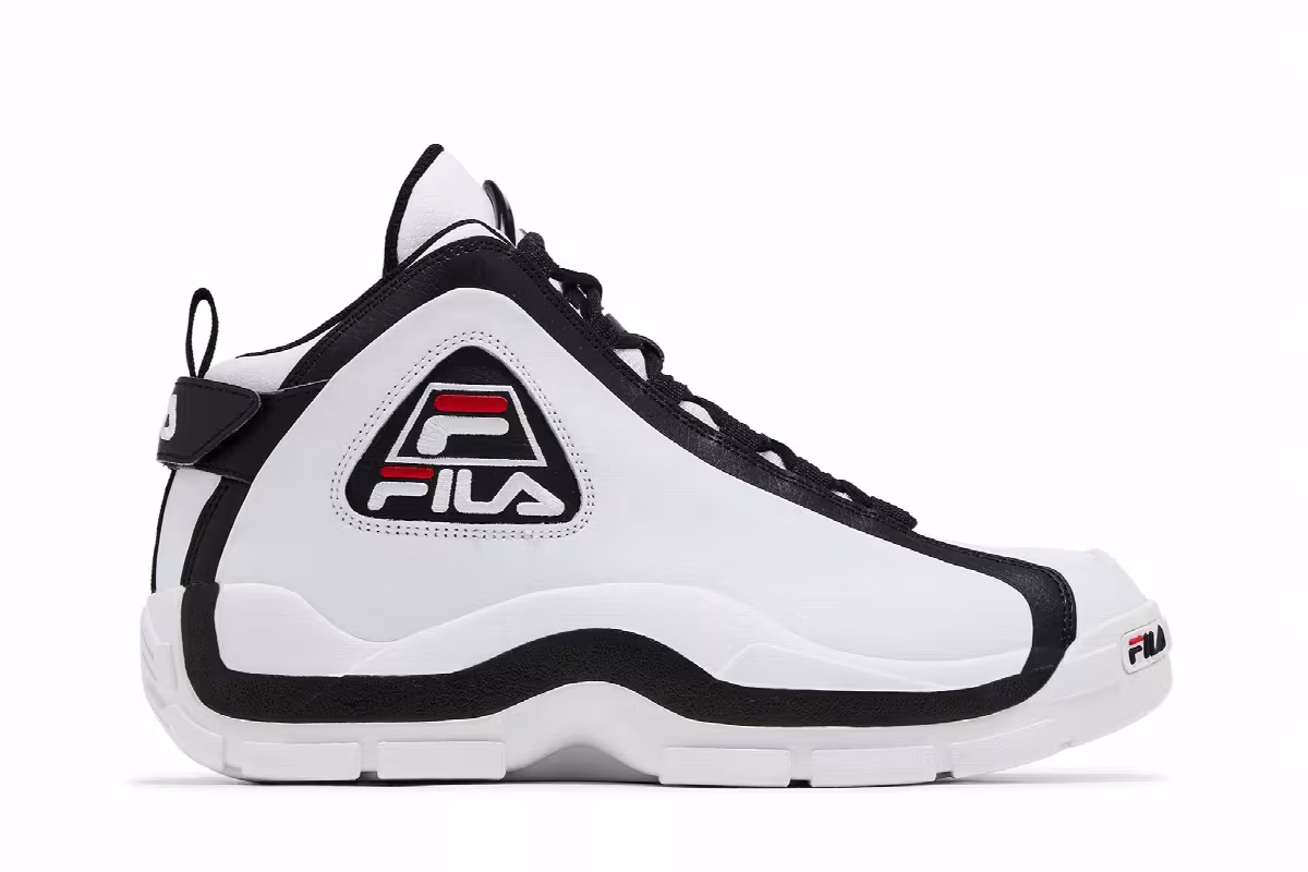 Fila Grant Hill 2 White Black Red, view 2
