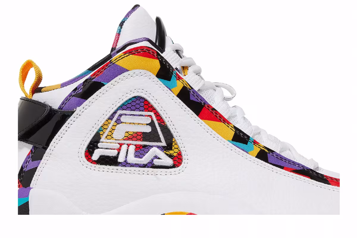 Fila Grant Hill 2 90s White Geometric, view 3