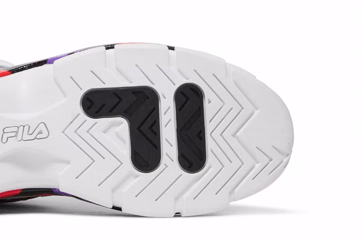 Fila Grant Hill 2 90s White Geometric, view 6