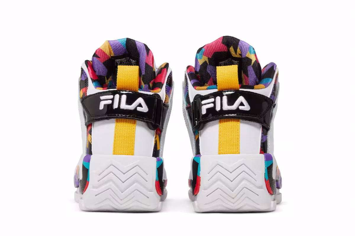 Fila Grant Hill 2 90s White Geometric, view 7
