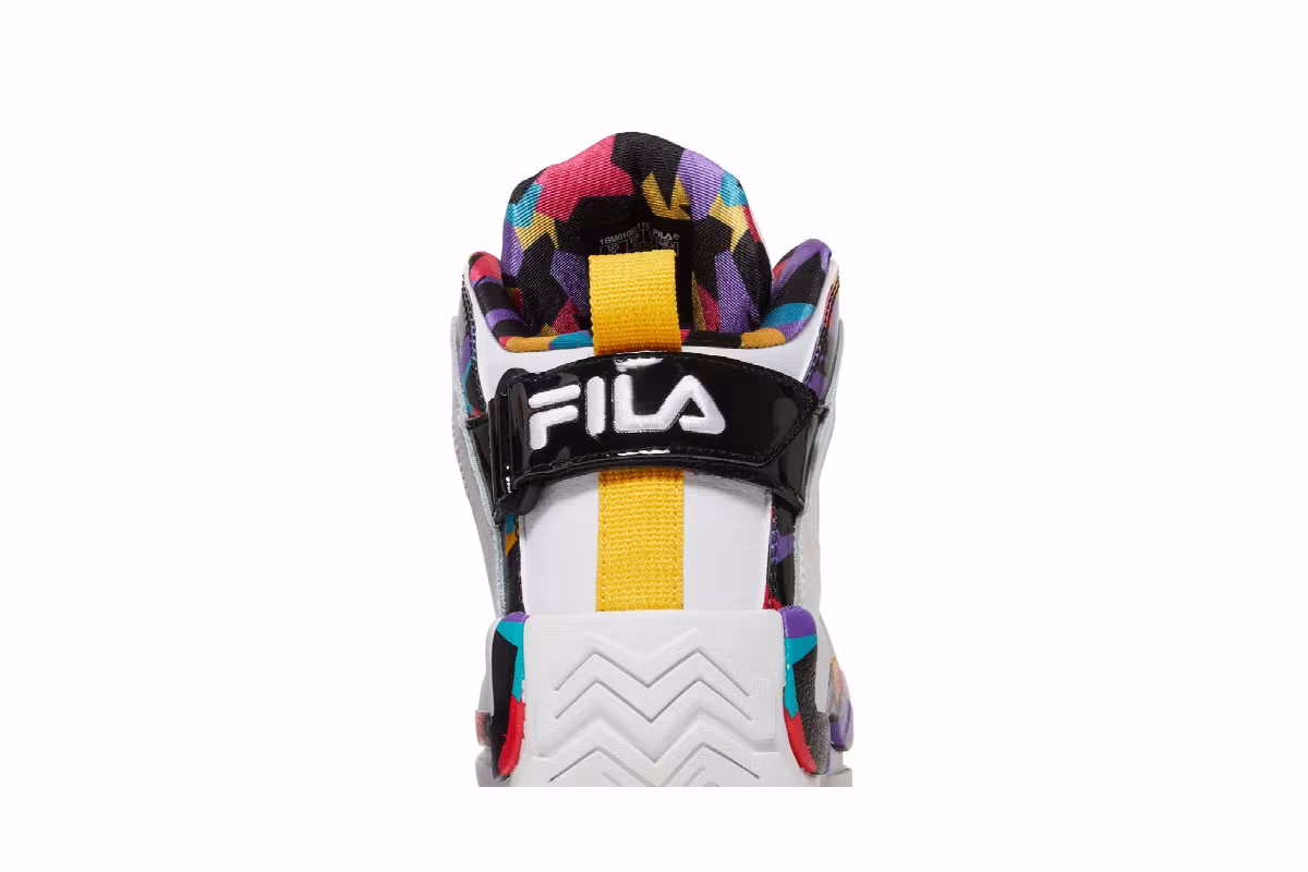 Fila Grant Hill 2 90s White Geometric, view 8