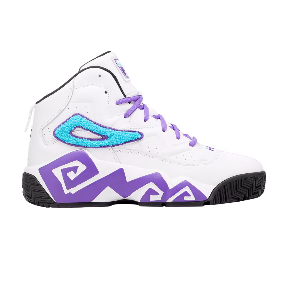 Fila MB Chenille White Bluefish Electric Purple