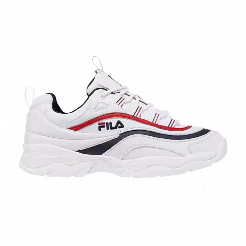 Fila Wmns Ray Low 'White Navy Red'