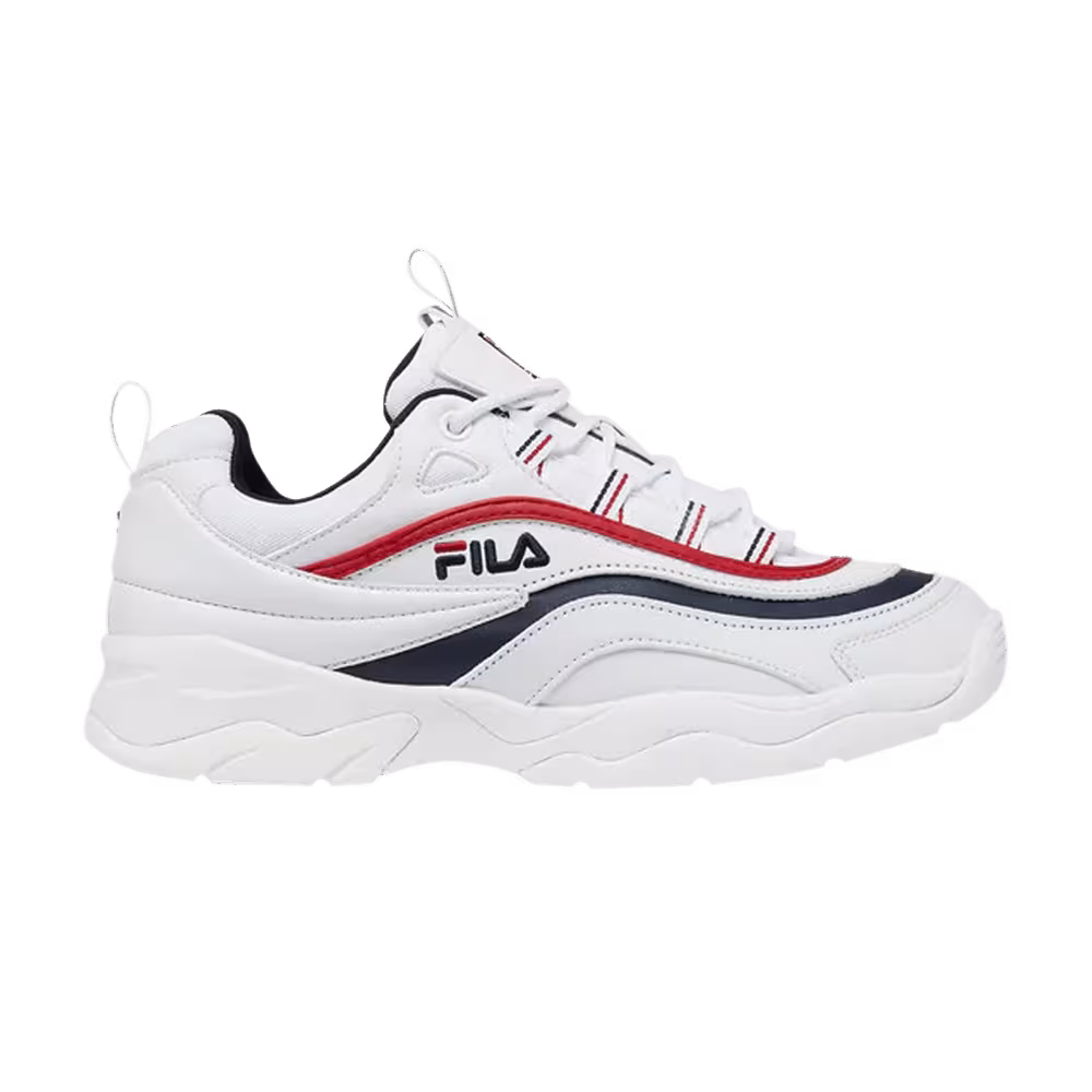 Fila Women's Ray Low White Navy Red