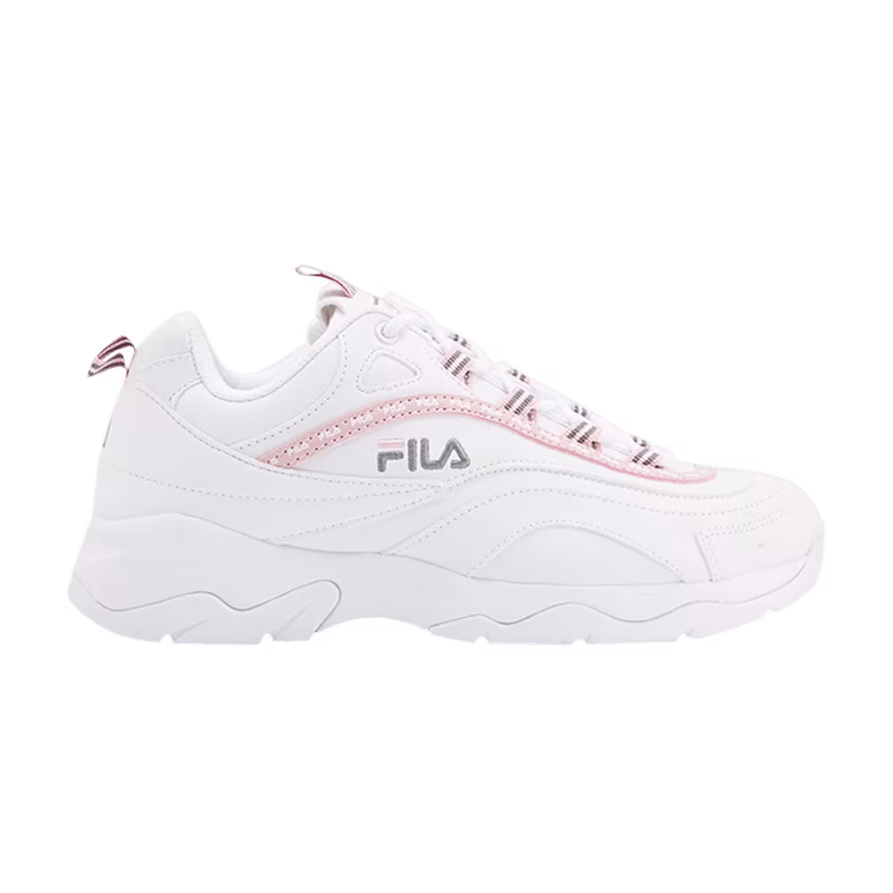 Fila Women's Ray Repeat White Pink