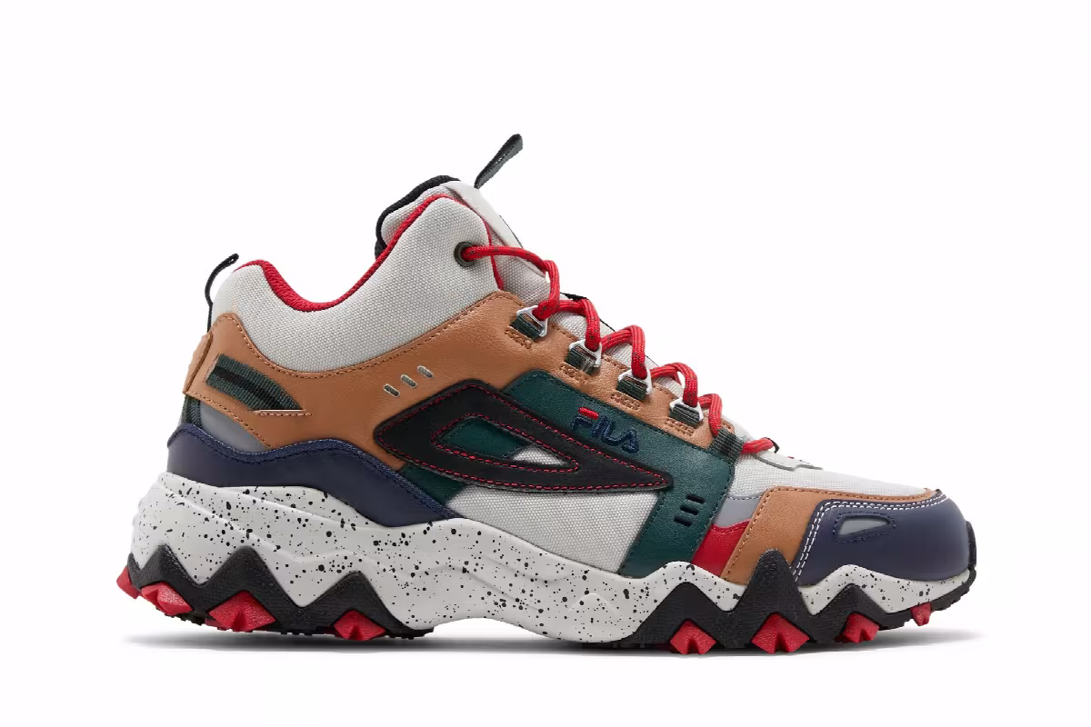 Fila Oakmont Trainer Mid Multi Speckled, view 2
