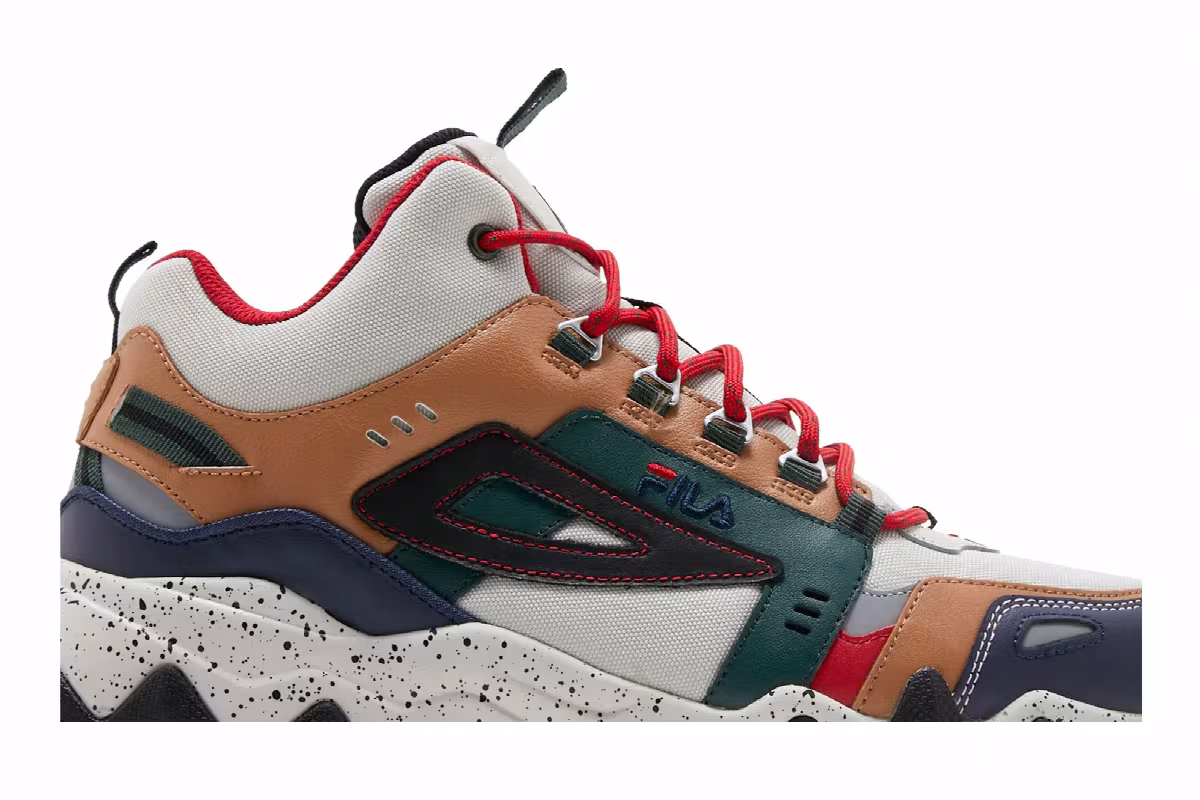 Fila Oakmont Trainer Mid Multi Speckled, view 3