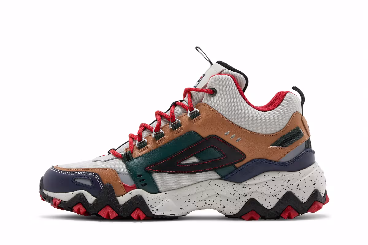 Fila Oakmont Trainer Mid Multi Speckled, view 4