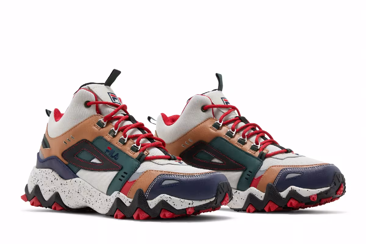 Fila Oakmont Trainer Mid Multi Speckled, view 9