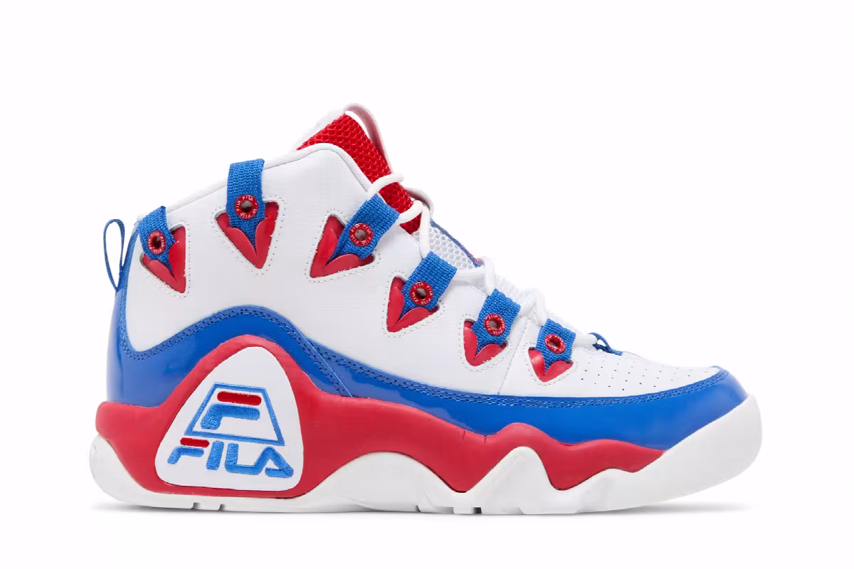 Fila Grant Hill 1 White Red Blue, view 2