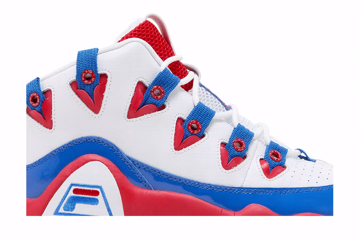Fila Grant Hill 1 White Red Blue, view 3