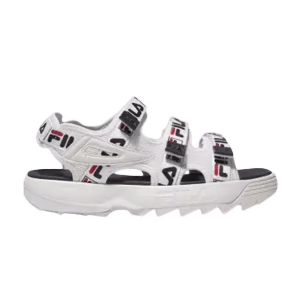 Fila Women's Disruptor Sandal White Navy