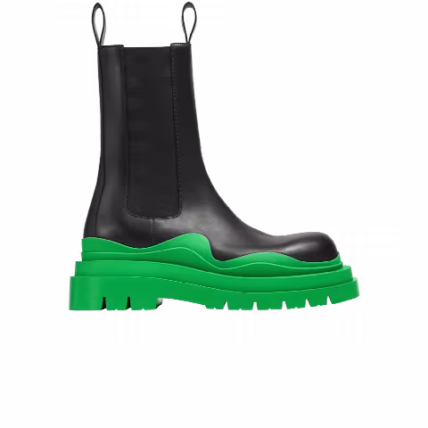 Bottega Veneta Wmns Tire Boot 'Black Grass'