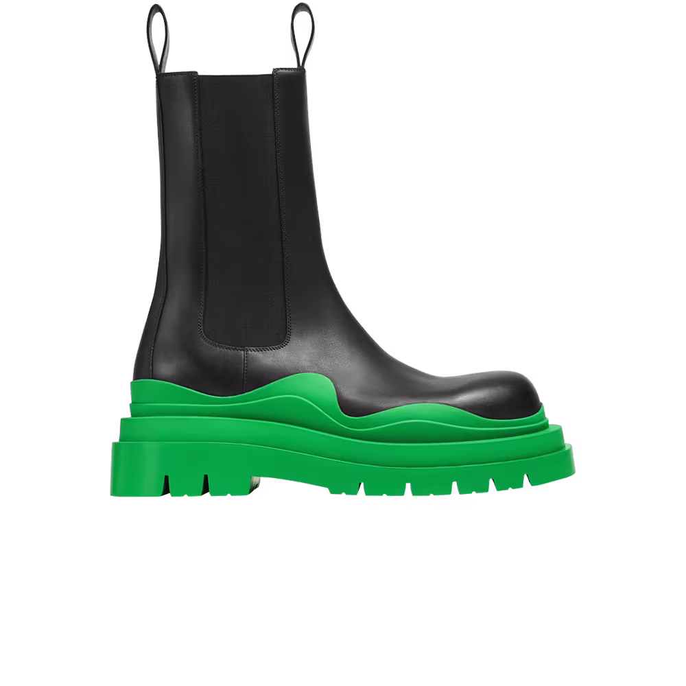 Bottega Veneta Women's Tire Boot Black Grass