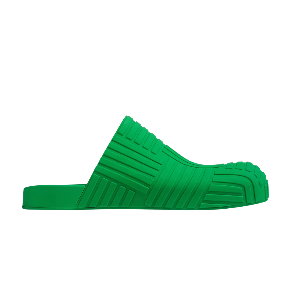 Bottega Veneta Rubber Clog Slide Parakeet