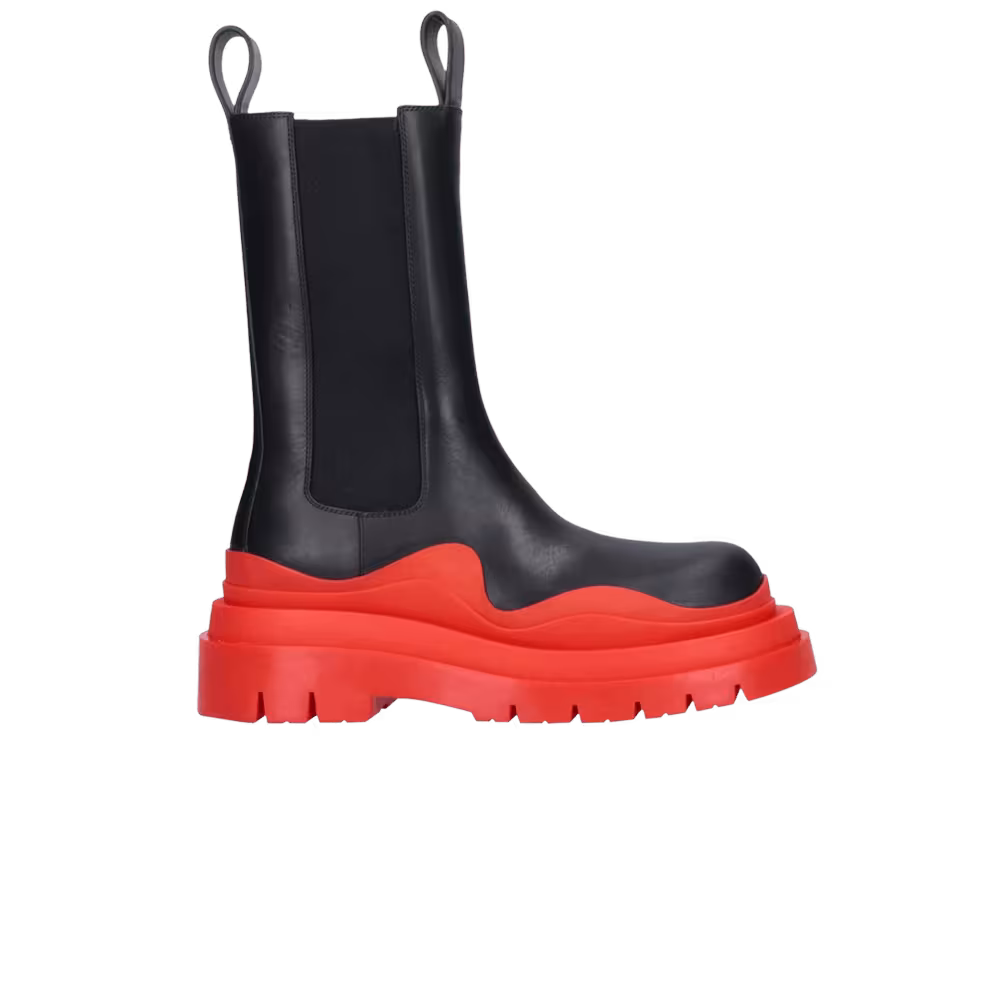 Bottega Veneta Women's Tire Boot Black Sunburst
