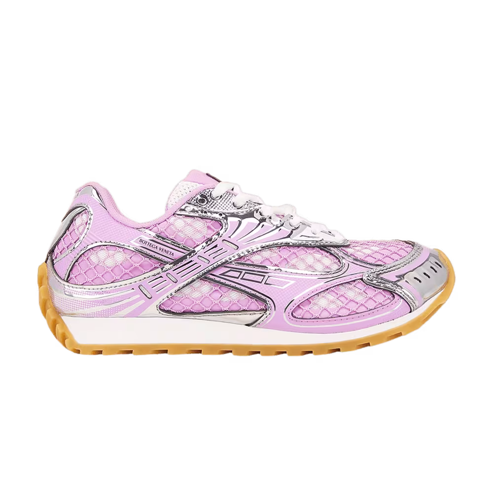 Bottega Veneta Women's Orbit Sneaker Gloss Silver