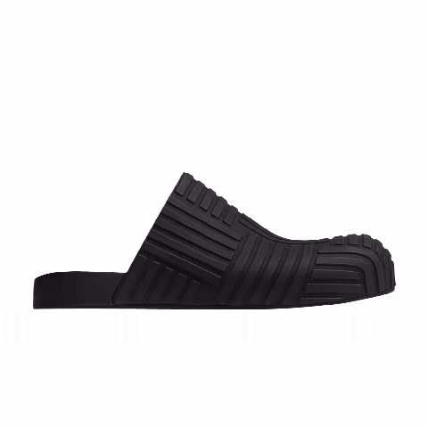 Bottega Veneta Rubber Clog Slide 'Black'